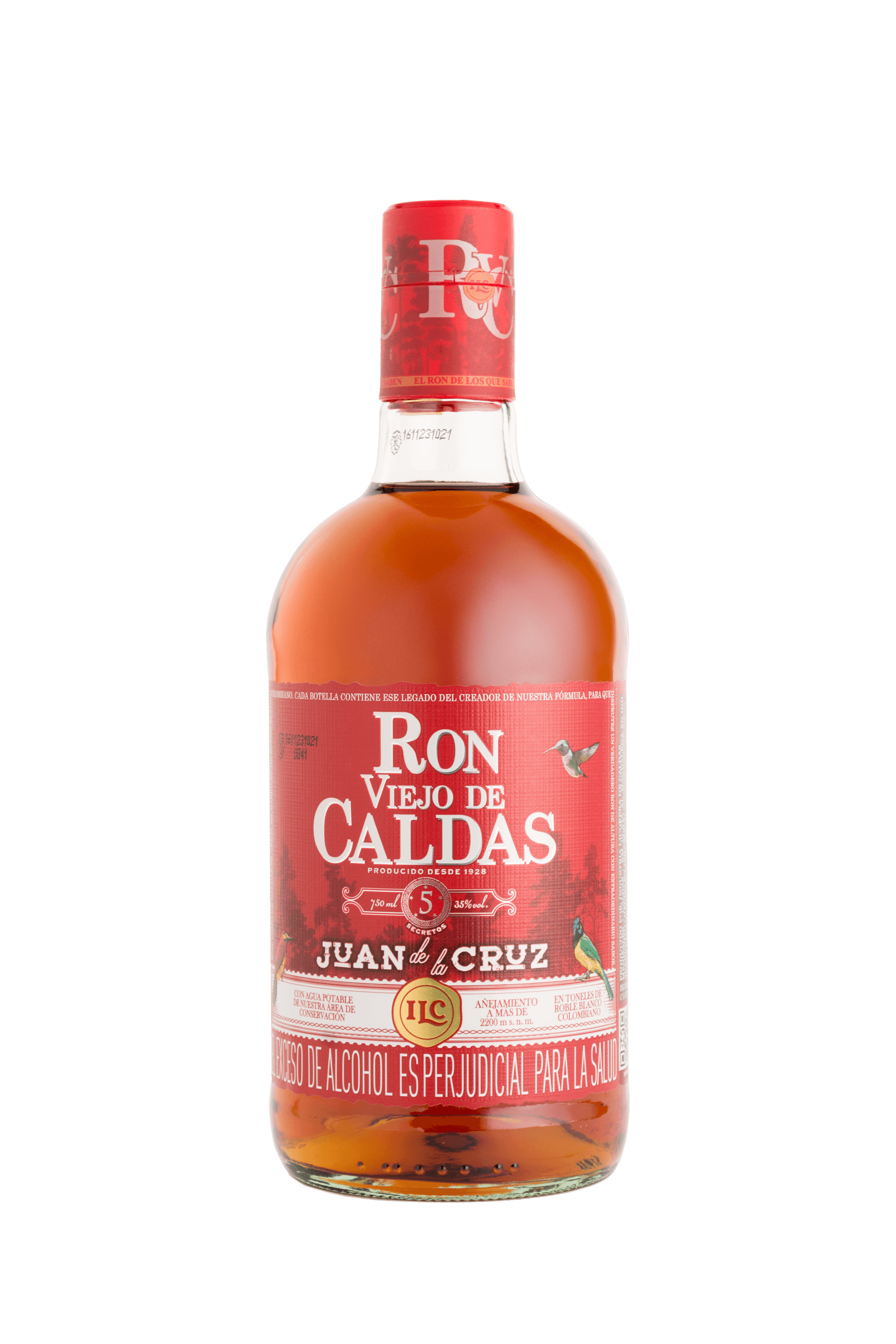 RON VIEJO DE CALDAS JUAN D CRUZ x 750 ML